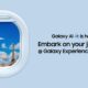 Samsung Galaxy AI Experience Space