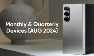 Samsung august 2024 monthly devices