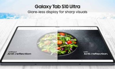 Samsung Galaxy Tab S10 anti-reflective screen