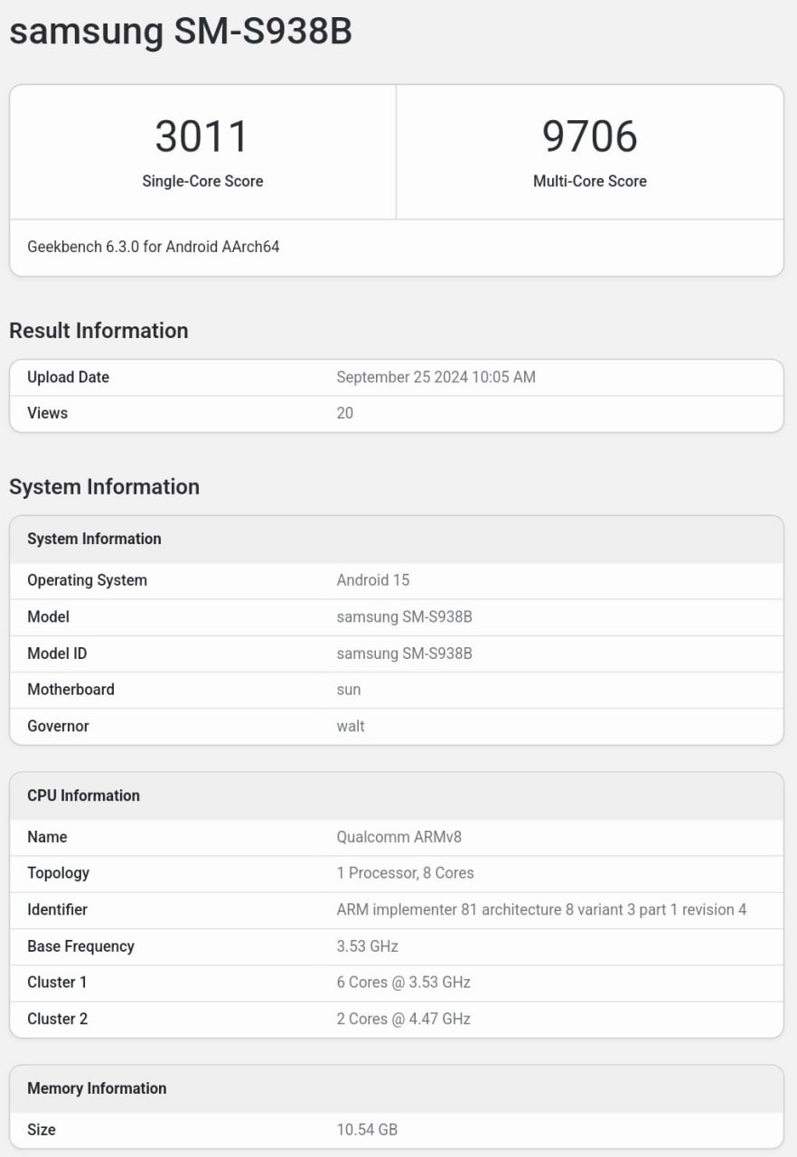 Samsung Galaxy S25 Ultra Snapdragon 8 Gen 4 for Galaxy