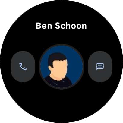 Google Contacts New tile for galaxy Watch