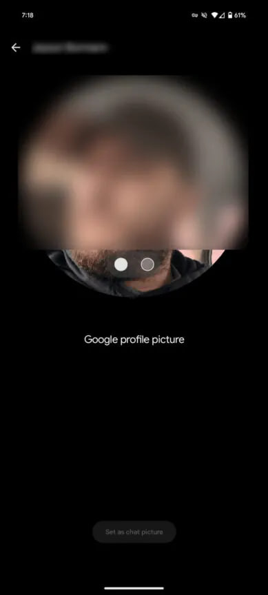 Google Messages custom contact photos