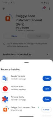 Google Play Store Download Manager