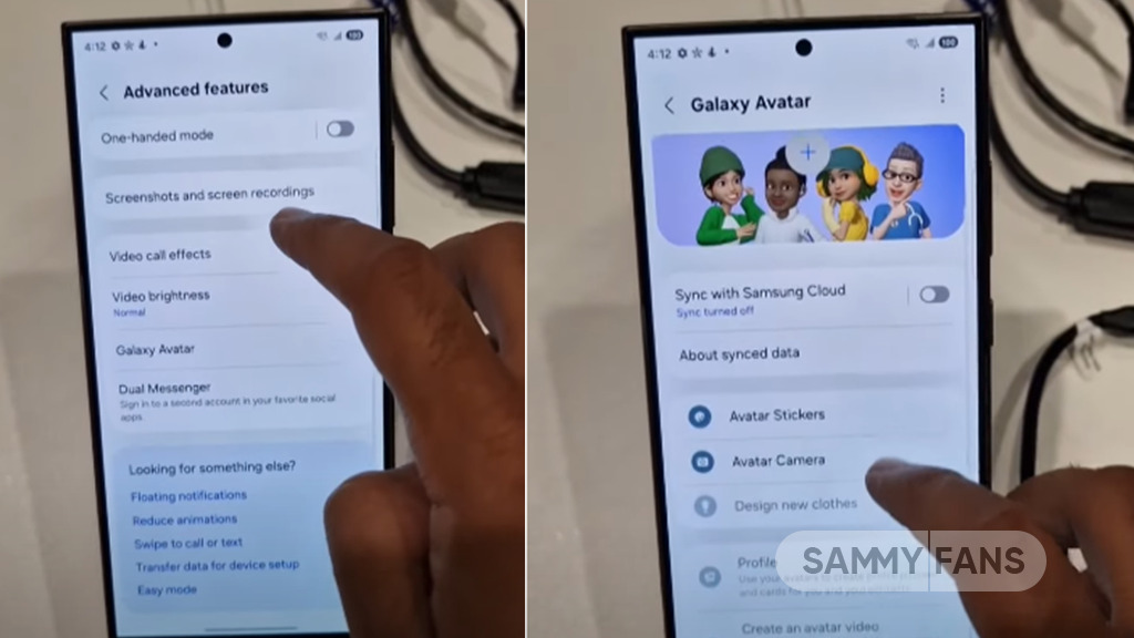 Samsung One UI 7 Galaxy Avatar