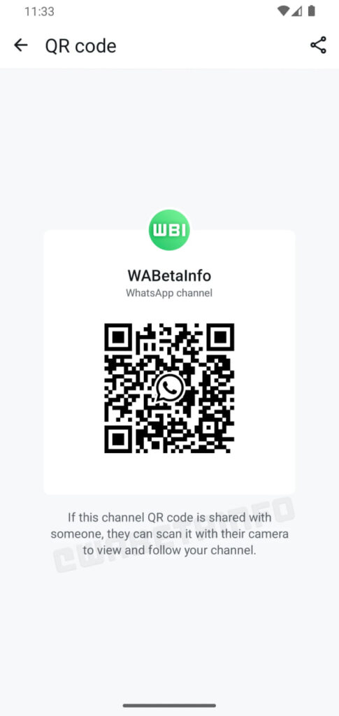 WhatsApp channel QR