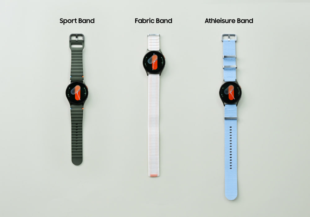 Samsung Galaxy Watch 7 Sport, Fabric, Athleisure Bands