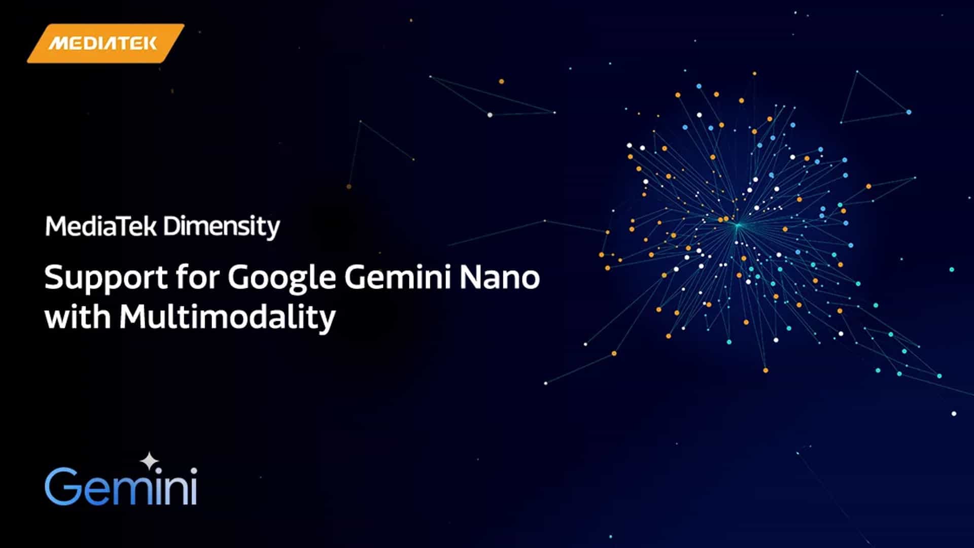 MediaTek Dimensity Google Gemini Multimodality