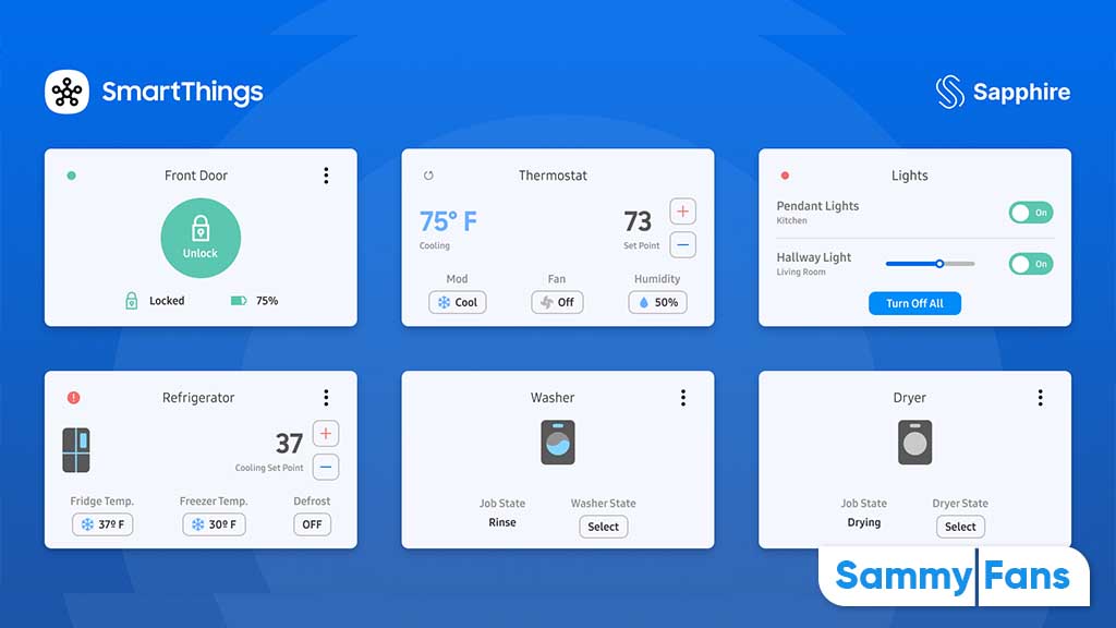 Samsung SmartThings Sapphire