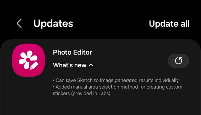 Samsung Photo Editor new tools