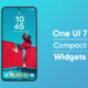 Samsung One UI 7 Compact Stackable Live App Widgets