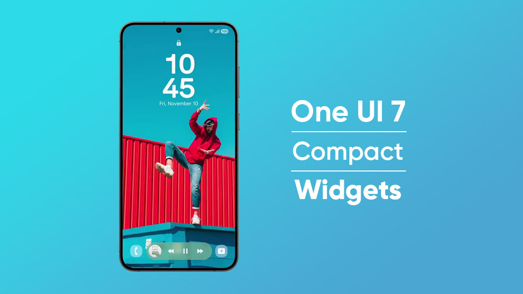 Samsung One UI 7 Compact Stackable Live App Widgets