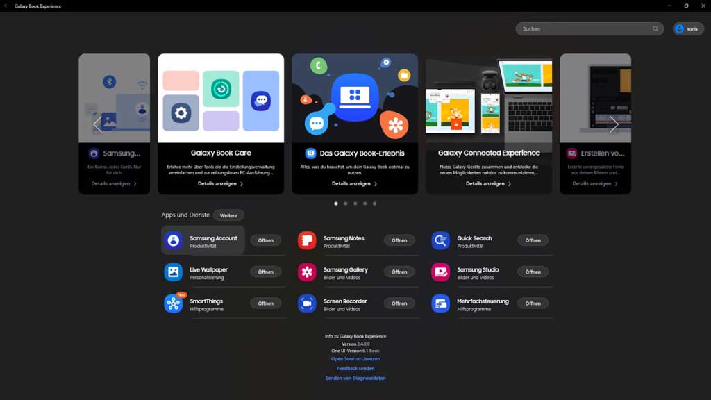 Samsung One UI 7 Galaxy Book